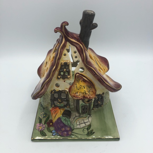 Blue Sky Holiday Blue Sky The Turning Leaf Candle Holder By Heather